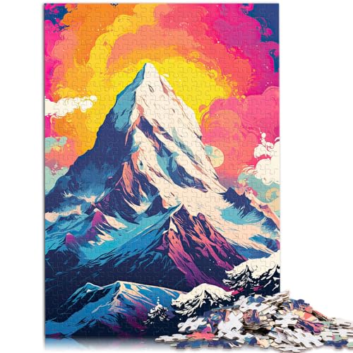 Puzzle für Erwachsene 1000 Teile Pop-Art-Berge Heimdekoration Puzzlespielzeug Lernspiel für Geburtstag Weihnachten 50x75cm Puzzle für Erwachsene 1000 Teile Pop-Art-Berge Heimdekoration Puzzlespielzeug Lernspiel für Geburtstag Weihnachten 50x75cm von BBVNFLIR
