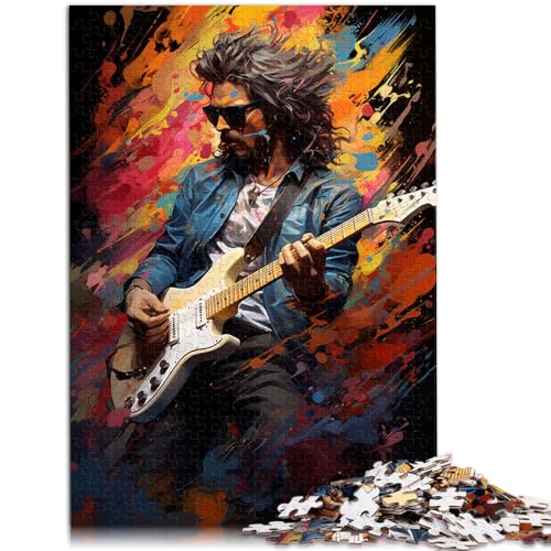Puzzle für Erwachsene 1000 Teile Pop-Art-Musik Lernspielzeug Familienspiele Analyse und Logik für Teenager ab 14 Jahren 26x38cm von BBVNFLIR