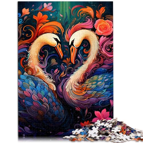 Puzzle für Erwachsene 1000 Teile Psychedelic Art Swan Familienunterhaltungsspielzeug tolles Geschenk für Teenager ab 14 Jahren 26x38cm Puzzle für Erwachsene 1000 Teile Psychedelic Art Swan Familienunterhaltungsspielzeug tolles Geschenk für Teenager ab 14 Jahren 26x38cm von BBVNFLIR