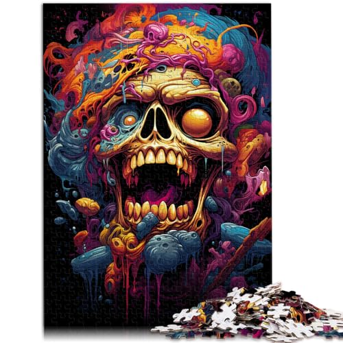 Puzzle für Erwachsene 1000 Teile Psychedelischer Totenkopf-Dämon anspruchsvolles Spiel Spielzeug EIN Kunstwerk geeignet für Jugendliche ab 14 Jahren 26x38cm Puzzle für Erwachsene 1000 Teile Psychedelischer Totenkopf-Dämon anspruchsvolles Spiel Spielzeug EIN Kunstwerk geeignet für Jugendliche ab 14 Jahren 26x38cm von BBVNFLIR