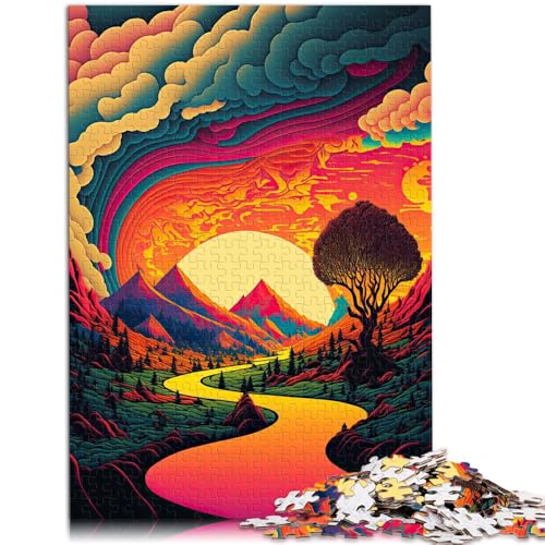 Puzzle für Erwachsene 1000 Teile Psychedelisches Familienspiel ganze Familie für Teenager ab 14 Jahren 26x38cm Puzzle für Erwachsene 1000 Teile Psychedelisches Familienspiel ganze Familie für Teenager ab 14 Jahren 26x38cm von BBVNFLIR