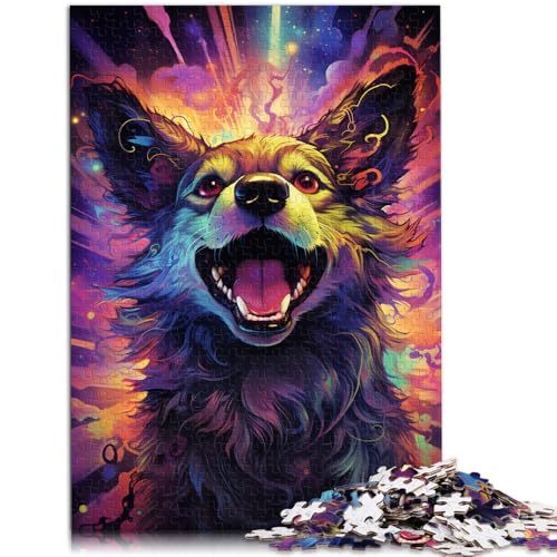Puzzle für Erwachsene 1000 Teile Quizspiel „Zukunftshund“ Helfen Sie dem Gehirn süchtig machende Spielzeuge zu trainieren um Geduld zu fördern 50x75cm von BBVNFLIR