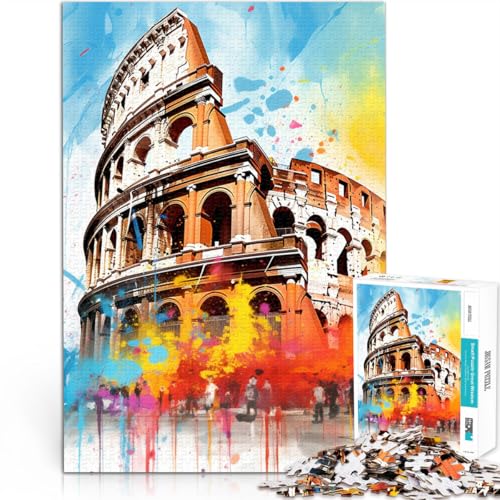 Puzzle für Erwachsene 1000 Teile Römisches Kolosseum als Puzzle-Geschenk Lernspiel zum Geburtstag Weihnachten für Teenager ab 14 Jahren 50x75cm Puzzle für Erwachsene 1000 Teile Römisches Kolosseum als Puzzle-Geschenk Lernspiel zum Geburtstag Weihnachten für Teenager ab 14 Jahren 50x75cm von BBVNFLIR