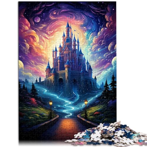 Puzzle für Erwachsene 1000 Teile Schloss Home Lernspiele DIY Spielzeug ganze Familie 26x38cm von BBVNFLIR