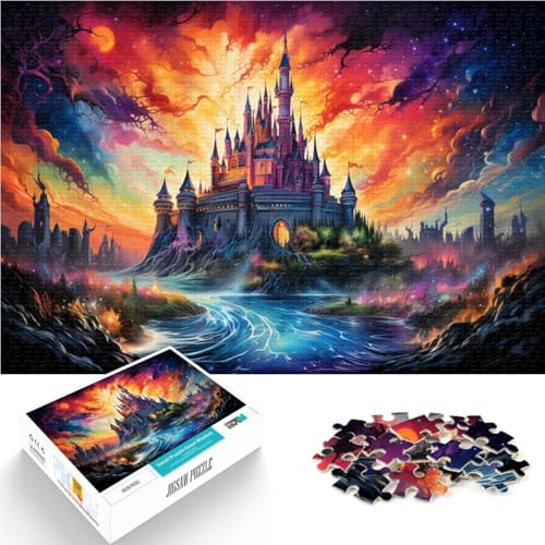 Puzzle für Erwachsene 1000 Teile Schloss Lernspiele für Zuhause DIY Spielzeug Wanddekoration Einzigartige Geburtstags 50x75cm Puzzle für Erwachsene 1000 Teile Schloss Lernspiele für Zuhause DIY Spielzeug Wanddekoration Einzigartige Geburtstags 50x75cm von BBVNFLIR