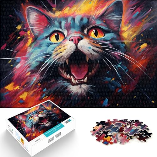 Puzzle für Erwachsene 1000 Teile Schwarze Katze Spielzeug Denkspiel ganze Familie und für Teenager ab 14 Jahren 26x38cm Puzzle für Erwachsene 1000 Teile Schwarze Katze Spielzeug Denkspiel ganze Familie und für Teenager ab 14 Jahren 26x38cm von BBVNFLIR