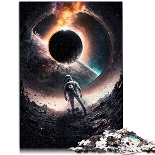 Puzzle für Erwachsene 1000 Teile Schwarzes Loch Spielzeug Denkspiel Stressabbau Staycation Zeitvertreib für Teenager ab 14 Jahren 50x75cm von BBVNFLIR