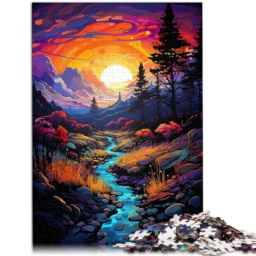 Puzzle für Erwachsene 1000 Teile Seltsame Landschaft anspruchsvolles Spiel anspruchsvoll zu vervollständigen Aber lustig und humorvoll 26x38cm von BBVNFLIR