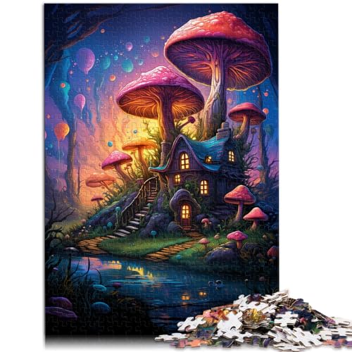 Puzzle für Erwachsene 1000 Teile Seltsame Pilzhütte Lernspielzeug Geburtstagsgeschenke für Teenager ab 14 Jahren 26x38cm Puzzle für Erwachsene 1000 Teile Seltsame Pilzhütte Lernspielzeug Geburtstagsgeschenke für Teenager ab 14 Jahren 26x38cm von BBVNFLIR