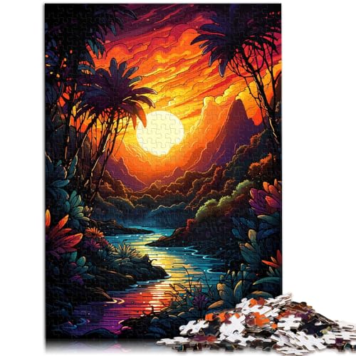 Puzzle für Erwachsene 1000 Teile Seltsamer farbenfroher Sonnenuntergang Familienspiel und Lernspiel für Geburtstag Weihnachten 26x38cm Puzzle für Erwachsene 1000 Teile Seltsamer farbenfroher Sonnenuntergang Familienspiel und Lernspiel für Geburtstag Weihnachten 26x38cm von BBVNFLIR