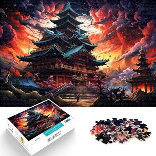 Puzzle für Erwachsene 1000 Teile Sensoji-Tempel Japan Lernspielzeug ganze Familie 26x38cm Puzzle für Erwachsene 1000 Teile Sensoji-Tempel Japan Lernspielzeug ganze Familie 26x38cm von BBVNFLIR