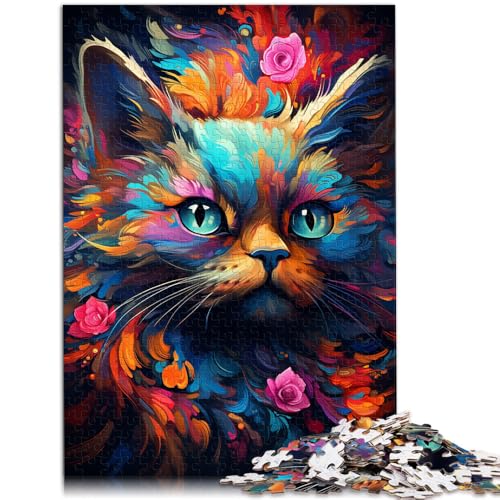 Puzzle für Erwachsene 1000 Teile Siamkatze Spiel Spielzeug für die Familie Geschenk Familienspiel Stressabbau schwierige Herausforderung 26x38cm Puzzle für Erwachsene 1000 Teile Siamkatze Spiel Spielzeug für die Familie Geschenk Familienspiel Stressabbau schwierige Herausforderung 26x38cm von BBVNFLIR