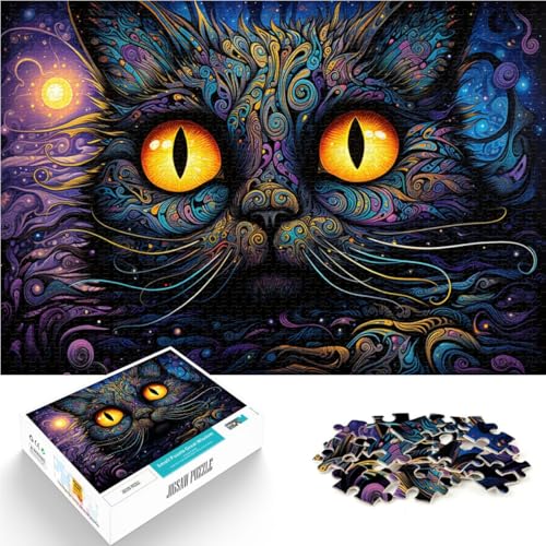 Puzzle für Erwachsene 1000 Teile Siamkatze anspruchsvolles Spiel Spielzeug Wanddekoration einzigartige Geburtstags 26x38cm von BBVNFLIR