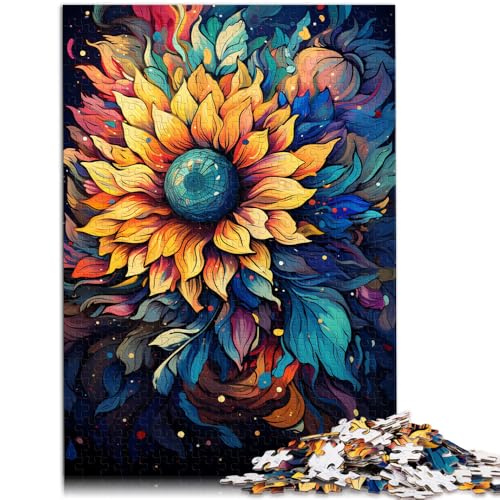 Puzzle für Erwachsene 1000 Teile Sonnenblumen Lernpuzzle Heimkunstdekor für Teenager ab 14 Jahren 50x75cm von BBVNFLIR