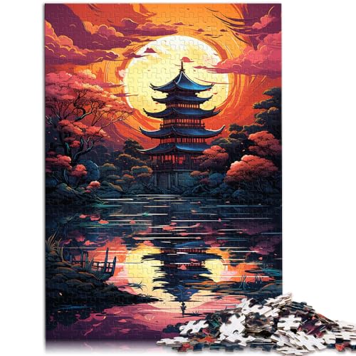 Puzzle für Erwachsene 1000 Teile Sonnenuntergang über der Pagode Lernspielzeug Geburtstagsgeschenke für Teenager ab 14 Jahren 26x38cm Puzzle für Erwachsene 1000 Teile Sonnenuntergang über der Pagode Lernspielzeug Geburtstagsgeschenke für Teenager ab 14 Jahren 26x38cm von BBVNFLIR