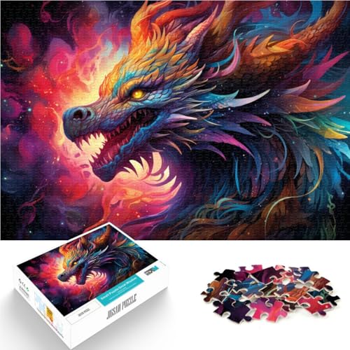 Puzzle für Erwachsene 1000 Teile Sternenhimmel Dinosaurier Stressabbau ganze Familie ab 14 Jahren 50x75cm von BBVNFLIR
