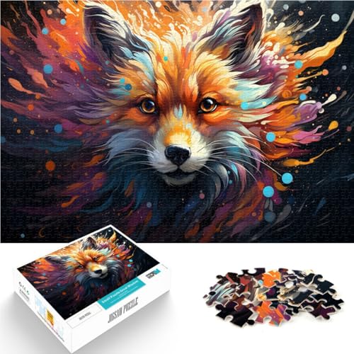Puzzle für Erwachsene 1000 Teile Sternenhimmel-Fuchs Stressabbau ganze Familie ab 14 Jahren 26x38cm von BBVNFLIR