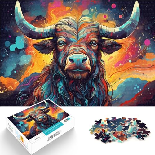 Puzzle für Erwachsene 1000 Teile Sternenhimmel Kuh Home Lernspiele DIY Spielzeug ganze Familie 26x38cm Puzzle für Erwachsene 1000 Teile Sternenhimmel Kuh Home Lernspiele DIY Spielzeug ganze Familie 26x38cm von BBVNFLIR