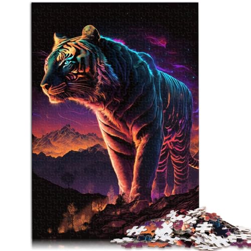 Puzzle für Erwachsene 1000 Teile Synthwave Tiger Family Activity Jigsaw Wichtelgeschenke Geeignet für Teenager ab 14 Jahren 26x38cm Puzzle für Erwachsene 1000 Teile Synthwave Tiger Family Activity Jigsaw Wichtelgeschenke Geeignet für Teenager ab 14 Jahren 26x38cm von BBVNFLIR