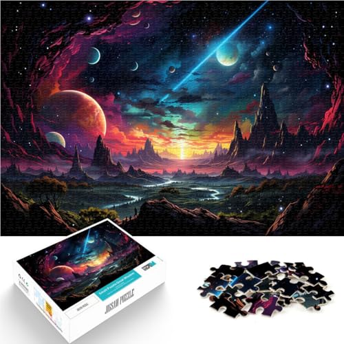 Puzzle für Erwachsene 1000 Teile Szene unter dem Planeten Spielzeug Denkspiel herausfordernd Aber lustig und humorvoll 26x38cm Puzzle für Erwachsene 1000 Teile Szene unter dem Planeten Spielzeug Denkspiel herausfordernd Aber lustig und humorvoll 26x38cm von BBVNFLIR