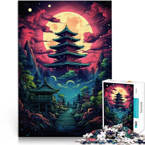Puzzle für Erwachsene 1000 Teile Tempel Japan Heimdekoration Puzzle Geburtstagsgeschenk Geeignet für Teenager ab 14 Jahren 26x38cm Puzzle für Erwachsene 1000 Teile Tempel Japan Heimdekoration Puzzle Geburtstagsgeschenk Geeignet für Teenager ab 14 Jahren 26x38cm von BBVNFLIR