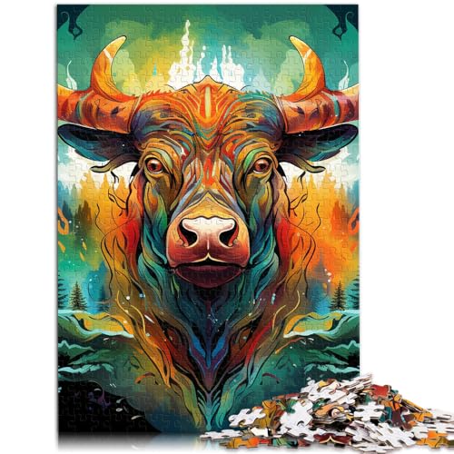 Puzzle für Erwachsene 1000 Teile Tier-Büffel-Rätselpuzzle ganze Familie ab 14 Jahren 26x38cm Puzzle für Erwachsene 1000 Teile Tier-Büffel-Rätselpuzzle ganze Familie ab 14 Jahren 26x38cm von BBVNFLIR