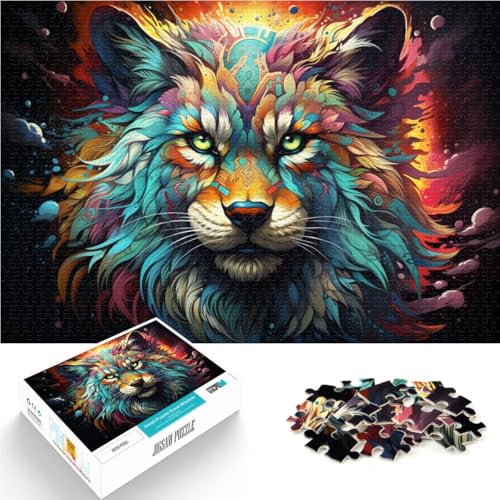 Puzzle für Erwachsene 1000 Teile Tier Herausforderndes Spiel Puzzles ganze Familie Geeignet für und Jugendliche ab 14 Jahren 26x38cm von BBVNFLIR