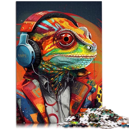 Puzzle für Erwachsene 1000 Teile Tier Nilkrokodile Lernspielzeug Geburtstagsgeschenke für Teenager ab 14 Jahren 26x38cm von BBVNFLIR