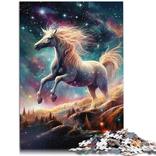 Puzzle für Erwachsene 1000 Teile Tier Pferd anspruchsvolles Spiel Geschenke Lernspiel zum Geburtstag Weihnachten für Kinder ab 14 Jahren 26x38cm von BBVNFLIR
