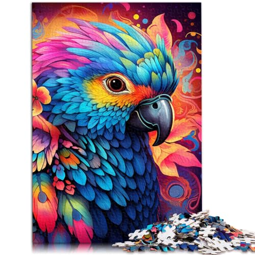 Puzzle für Erwachsene 1000 Teile Tiere Vögel Papageien Lernspielzeug verbessert das Gedächtnis für Teenager ab 14 Jahren 26x38cm von BBVNFLIR