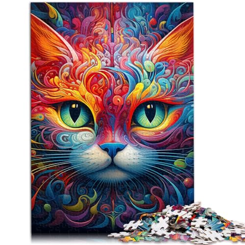 Puzzle für Erwachsene 1000 Teile Tierkatzen Schwierig und herausfordernd ganze Familie ab 14 Jahren 50x75cm von BBVNFLIR