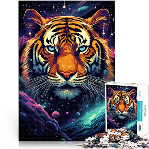 Puzzle für Erwachsene 1000 Teile Tiger-Lernpuzzle tolles Teenager ab 14 Jahren 26x38cm von BBVNFLIR