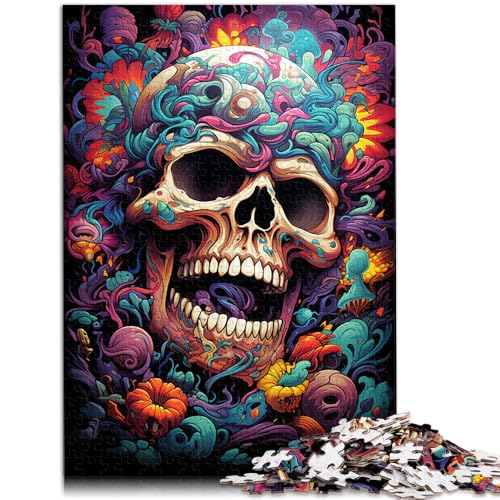 Puzzle für Erwachsene 1000 Teile Totenkopf Handgeschwindigkeitswettbewerb Stressabbau Schwierige Herausforderung für Teenager ab 14 Jahren 26x38cm von BBVNFLIR