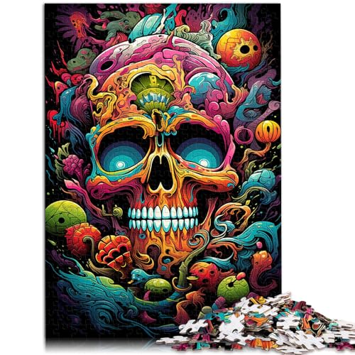 Puzzle für Erwachsene 1000 Teile Totenkopf Lernspielzeug Familienspiele tolles Geschenk für Spiele geeignet für Teenager ab 14 Jahren 50x75cm Puzzle für Erwachsene 1000 Teile Totenkopf Lernspielzeug Familienspiele tolles Geschenk für Spiele geeignet für Teenager ab 14 Jahren 50x75cm von BBVNFLIR