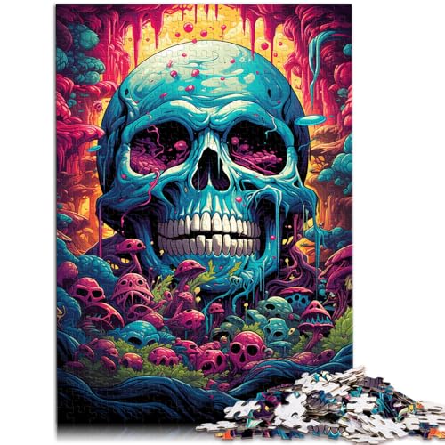 Puzzle für Erwachsene 1000 Teile Totenkopf-Spielzeug Lernspiele Stressabbau perfekte Dekoration für Teenager ab 14 Jahren 50x75cm von BBVNFLIR