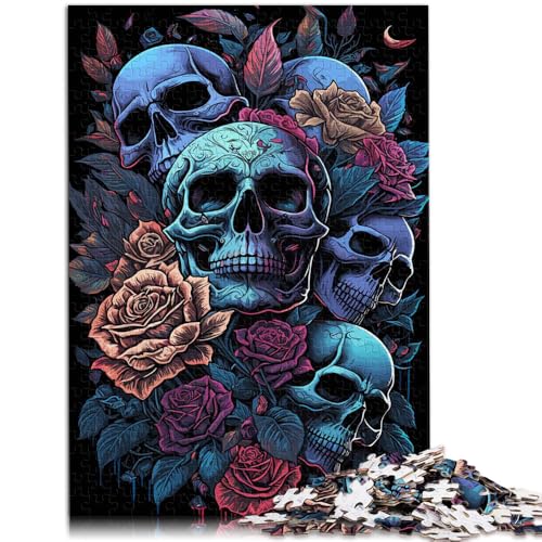 Puzzle für Erwachsene 1000 Teile Totenkopf und Rosen Totenkopf-Rosen-Quizspiel Lernspiel für Geburtstag Weihnachten 50x75cm Puzzle für Erwachsene 1000 Teile Totenkopf und Rosen Totenkopf-Rosen-Quizspiel Lernspiel für Geburtstag Weihnachten 50x75cm von BBVNFLIR