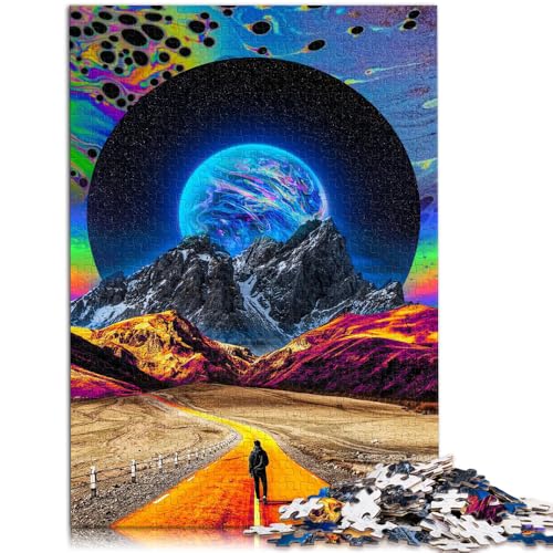 Puzzle für Erwachsene 1000 Teile Traumlandschaft anspruchsvolles Spiel Geschenke Wanddekoration einzigartige Geburtstags 26x38cm von BBVNFLIR