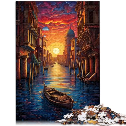 Puzzle für Erwachsene 1000 Teile Venedig Italien Anspruchsvolles Spiel Puzzles Lernspiel für Geburtstag Weihnachten 26x38cm von BBVNFLIR