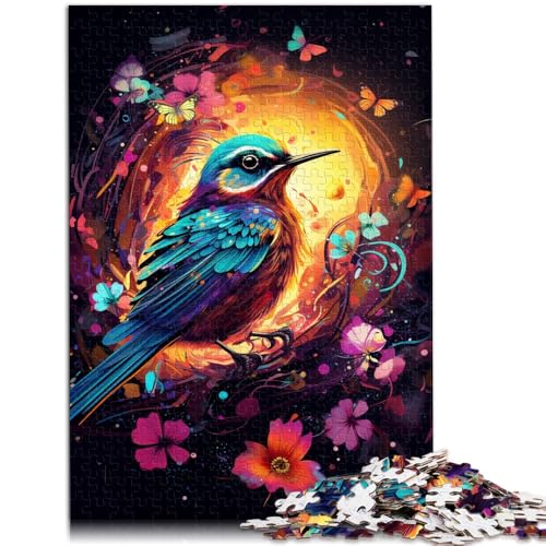 Puzzle für Erwachsene 1000 Teile Vogel pädagogisches Spielzeug zum Stressabbau tolles Teenager ab 14 Jahren 50x75cm von BBVNFLIR