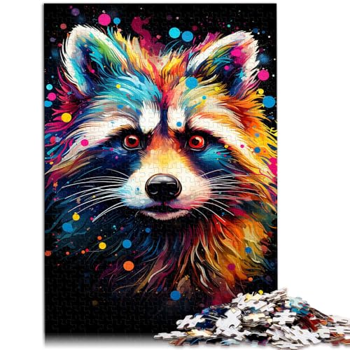 Puzzle für Erwachsene 1000 Teile Waschbär-Lernpuzzle Lernspiel für Geburtstag Weihnachten 26x38cm Puzzle für Erwachsene 1000 Teile Waschbär-Lernpuzzle Lernspiel für Geburtstag Weihnachten 26x38cm von BBVNFLIR