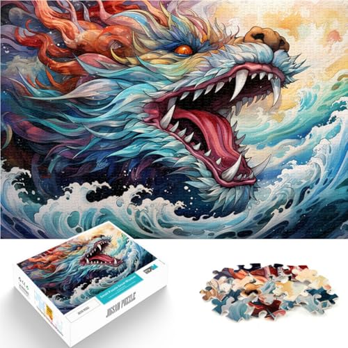 Puzzle für Erwachsene 1000 Teile Wasserdinosaurier Quizspiel Lernspiel für Geburtstag Weihnachten für Teenager ab 14 Jahren 26x38cm Puzzle für Erwachsene 1000 Teile Wasserdinosaurier Quizspiel Lernspiel für Geburtstag Weihnachten für Teenager ab 14 Jahren 26x38cm von BBVNFLIR