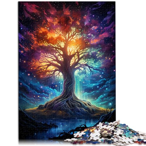 Puzzle für Erwachsene 1000 Teile Weltenbaum Herausforderndes Spiel Puzzles Lernspiel für Geburtstag Weihnachten 50x75cm von BBVNFLIR