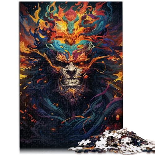 Puzzle für Erwachsene 1000 Teile Wilde Krieger Lernpuzzle EIN Kunstwerk für Teenager ab 14 Jahren 26x38cm von BBVNFLIR