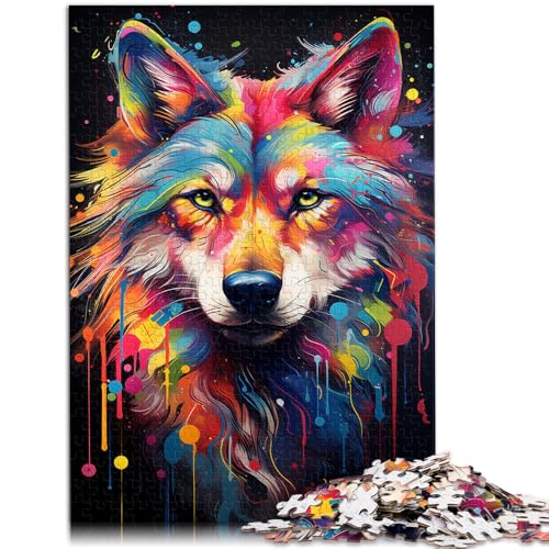 Puzzle für Erwachsene 1000 Teile Wolf-Quizspiel Trainieren Sie das Gehirn mit süchtig machenden Spielzeugen um Geduld für Teenager ab 14 Jahren zu fördern 26x38cm von BBVNFLIR