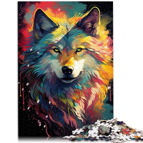 Puzzle für Erwachsene 1000 Teile Wolf bunt Lernspiele Heimdekoration Puzzle Analyse und Logik für Teenager ab 14 Jahren 26x38cm Puzzle für Erwachsene 1000 Teile Wolf bunt Lernspiele Heimdekoration Puzzle Analyse und Logik für Teenager ab 14 Jahren 26x38cm von BBVNFLIR