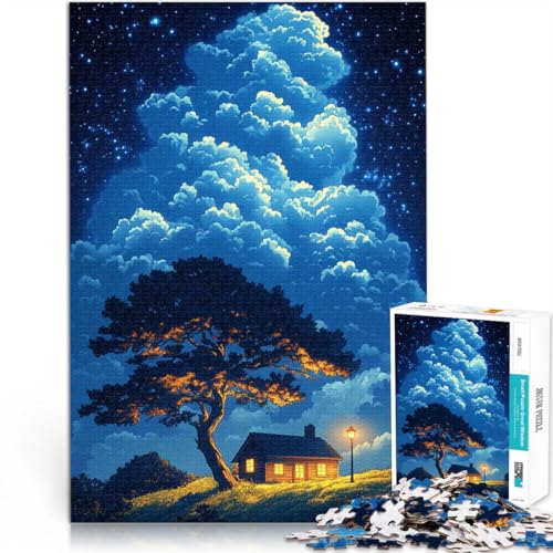 Puzzle für Erwachsene 1000 Teile Wolken Quizspiel Spaß für Zuhause Geburtstagsgeschenk Reisegeschenk für Teenager ab 14 Jahren 50x75cm von BBVNFLIR