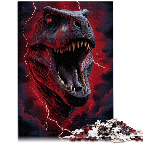 Puzzle für Erwachsene 1000 Teile Wütender Tyrannosaurus Rex Quizspiel mit vollständig ineinander greifenden zufällig geformten Teilen 26x38cm Puzzle für Erwachsene 1000 Teile Wütender Tyrannosaurus Rex Quizspiel mit vollständig ineinander greifenden zufällig geformten Teilen 26x38cm von BBVNFLIR