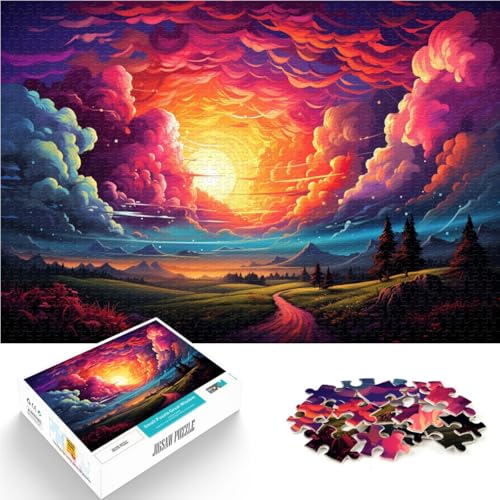 Puzzle für Erwachsene 1000 Teile Wunder unter dem Sonnenuntergang Lernspiel Herausforderungsspielzeug für Teenager ab 14 Jahren 50x75cm Puzzle für Erwachsene 1000 Teile Wunder unter dem Sonnenuntergang Lernspiel Herausforderungsspielzeug für Teenager ab 14 Jahren 50x75cm von BBVNFLIR