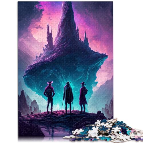 Puzzle für Erwachsene 1000 Teile Zauberer auf einem Berg Spaß für die ganze Familie herausfordernd zu vervollständigen Aber lustig und humorvoll 26x38cm von BBVNFLIR
