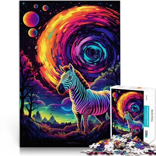 Puzzle für Erwachsene 1000 Teile Zebra-Lernspielzeug Familienspiele tolle Teenager ab 14 Jahren 50x75cm von BBVNFLIR